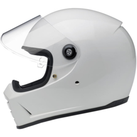 Biltwell - Lane Splitter Helmet - Gloss White (ECE)