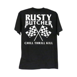 RUSTY BUTCHER T-SHIRT CHECKERED - 2XL only - XXL  (USA)