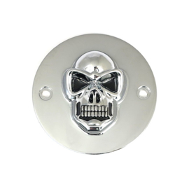 Skull Point Cover - CHROME - TWINCAM (5 holes)