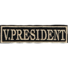 Golden PATCH - Flash / Stick - V.PRESIDENT - vice pres