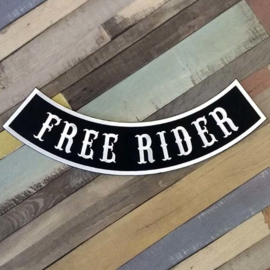 BackPatch - bottom rocker - FREE RIDER