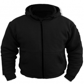 Protective Defense Hoodie - Black - Loose Fit - Para-Aramid!