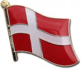 Pin - Waving Flag - Denmark