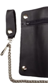 Biker Wallet Chain - Leather Loop