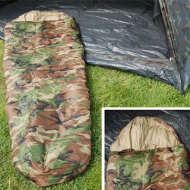 Sleepingbag Sniper Woodland Camouflage - 230cm