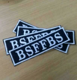 Custom Name Patch - 95x25mm - 4 idential stick-patches (choose style)
