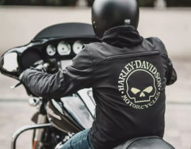 Harley-Davidson Reflective Skull 3-in-1 SoftShell Riding Jacket EC