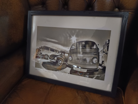 Steve Moss, VW Volkswagen Art Print - Framed