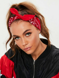 Bandana  - Red Paisley