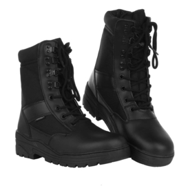 Sniper/Combat Boots - Leather & 3M breathing sides - BLACK
