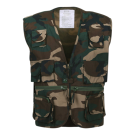 Vest - Reporter - Combat Camouflage