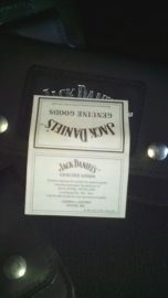 Wallet - Jack Daniels - Black Leather Silver Logo