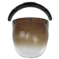 Bubble Visor - Smoke / Brown Gradient - Bubble Shield