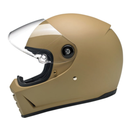 XS only - Biltwell - Lane Splitter Helmet - FLAT COYOTE TAN (ECE)