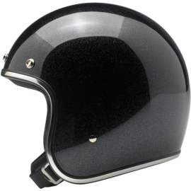 BiltWell Bonanza Helmet - Midnight Black Miniflake (DOT)