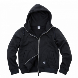 Hoodie with zipper - Fostex - Black - HEAVY