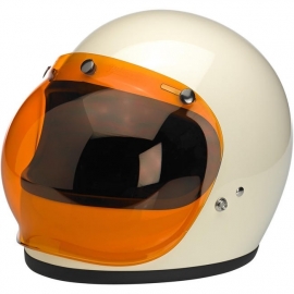 Biltwell Jet - Bubble Visor - Amber - Bubble Shield