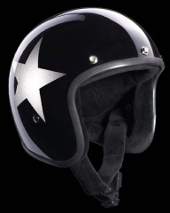 Bandit Jet - Black with Silver Star -Small Shell