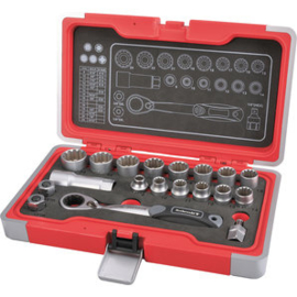 Rothewald Multi-Socket Wrench Garage Tool Set  - Torx, Metric & INCH