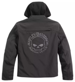 Harley-Davidson Reflective Skull 3-in-1 Soft Shell Riding Jacket EC