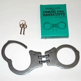 Handcuffs - Police USA - Stainless Steel