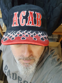Cap - ACAB - Red & White