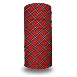 NeckTube - TubeScarf - Red Tartan