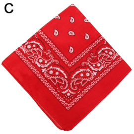 Bandana  - Red Paisley