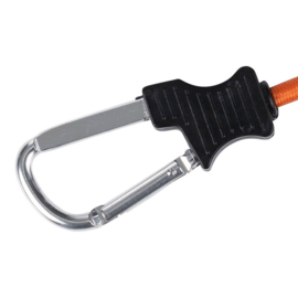 Carabiner bungee cords 60 cm - ORANGE