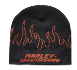 HARLEY-DAVIDSON® MEN FLAMES KNIT BEANIE