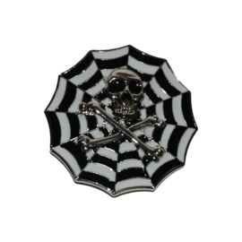 B124 - Belt Buckle - SpiderWeb