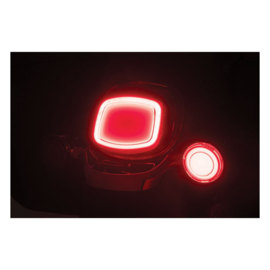 KURYAKYN, REAR TRACER LED TURN SIGNAL INSERT SET. RED LENS