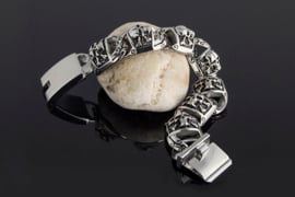 Skull & Crossbones Bracelet - Stainless Steel 316L