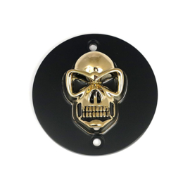 Skull Point Cover - GOLD / Black - SPORTSTER 86-03