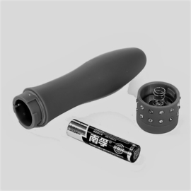 Diamond Queen Silk - Black Vibrator