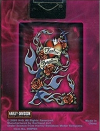 Harley-Davidson Playing Cards Pink Tattoo