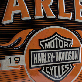 Large Metal Plate - Harley-Davidson - 3D - 1903 - special edition