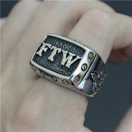 FTW Ring - Raising Middle Finger