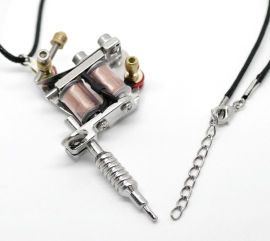 Necklace / Chain - Miniature Tattoo Gun