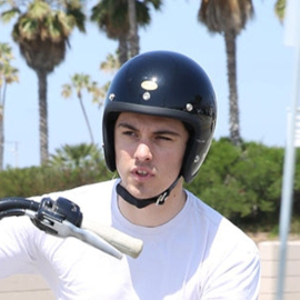 TT&CO Jet Helmet - Gloss Black - 500 - TX BLACK