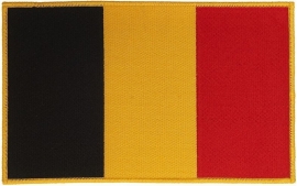 000 - BACKPATCH - Belgian flag - Belgische vlag - Belgium - België - la Belgique