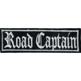 PATCH - Flash / Stick - Old English lettertype - ROAD CAPTAIN