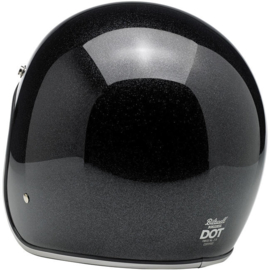 BiltWell Bonanza Helmet - Midnight Black Miniflake (DOT)