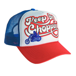 13 1/2 Keep On Choppin' trucker cap - it's a chopper thing