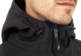 John DOE - Hoodie V3 Softshell Rip Stop Black