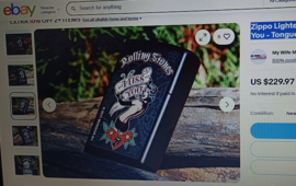 Zippo Lighter - The Rolling Stones - Miss You