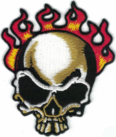 059 - Patch - Skull and Flames - Fire