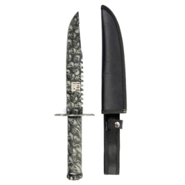 Knife - Combat SKULL Knife - survival knife with extra tools