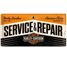 Harley-Davidson Service & Repair Metal Sign 25 x 50 cm