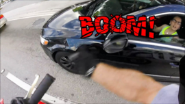 Red PATCH - B.A.D.D. - Bikers Against Dumb Drivers - BADD
